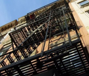 Fire Exit Ironwork